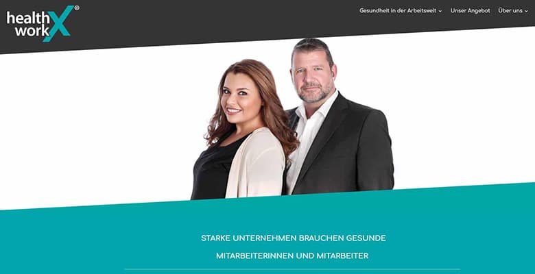 Healthworkx - Website - Vorschau