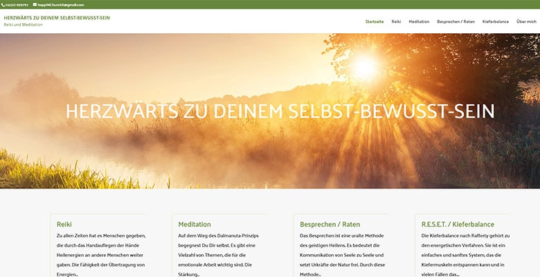 Herzwärts Website Vorschau